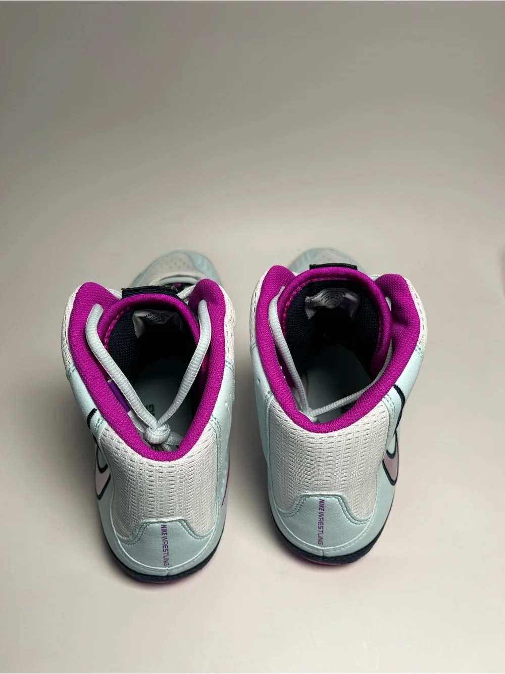 Nike Inflict 4 Wrestling Shoes White/ Glacier/ Violet HM9674-103 Men’s Size 13